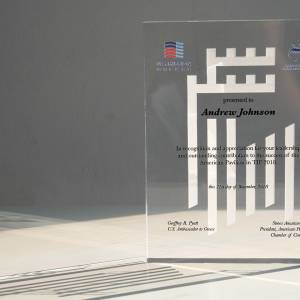 βραβείο για το Το Ελληνοαμερικάνικο Επιμελητήριο Εμπορίου